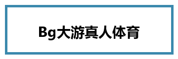 Bg大游真人体育